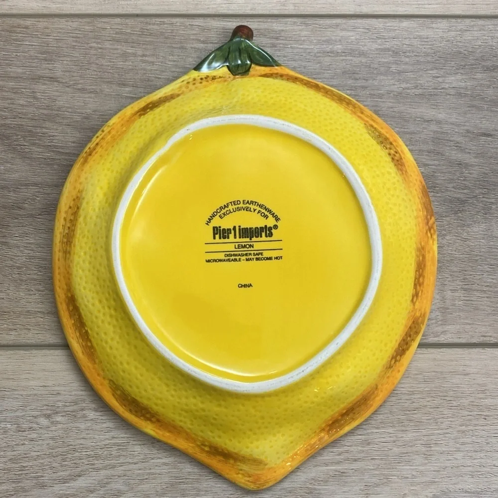 Pier 1 | Lemon | Figural Salad‎ Plate